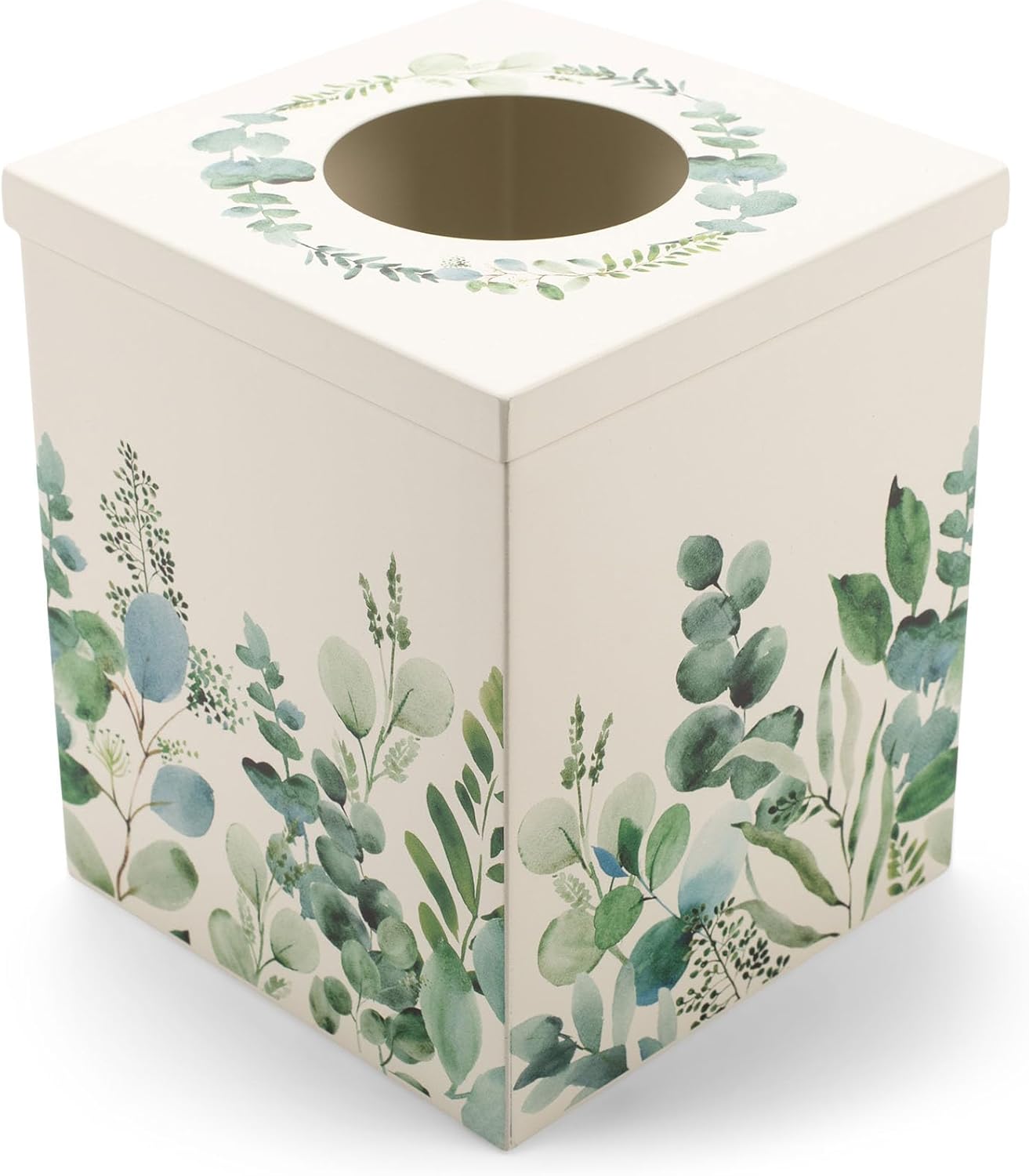 Cube 6x5 Iron Metal Tissue Box Organizer