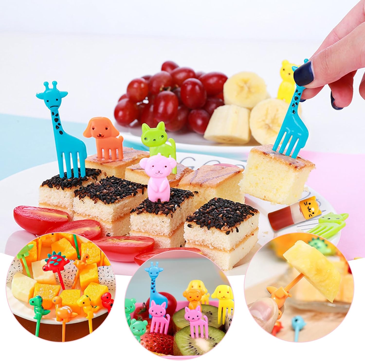 150 Animal Pattern Condiment Squeeze Bottles Perfect for Bento Lunches