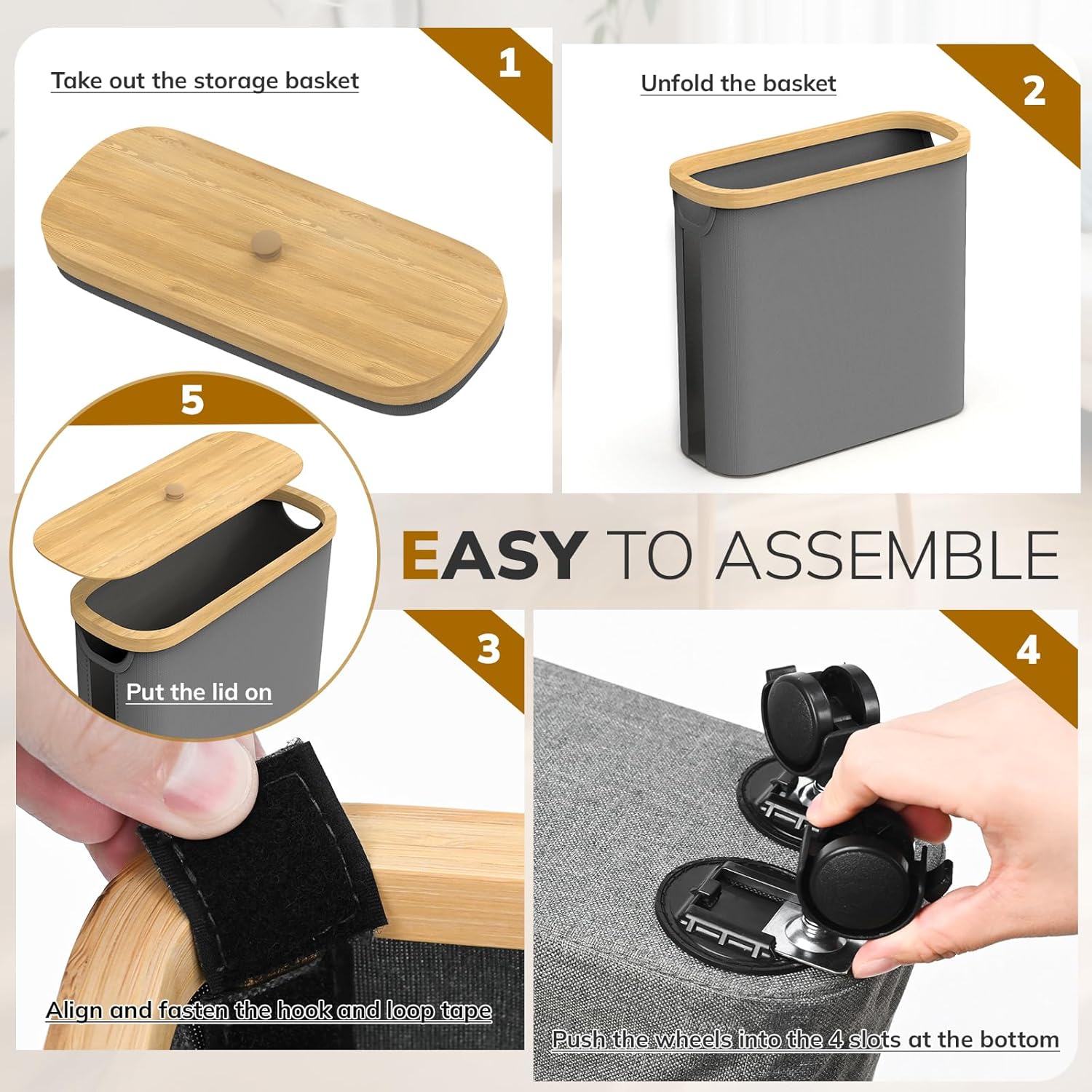Convenient Toilet Paper Holder Organizer with Wheels for Bathroom Use