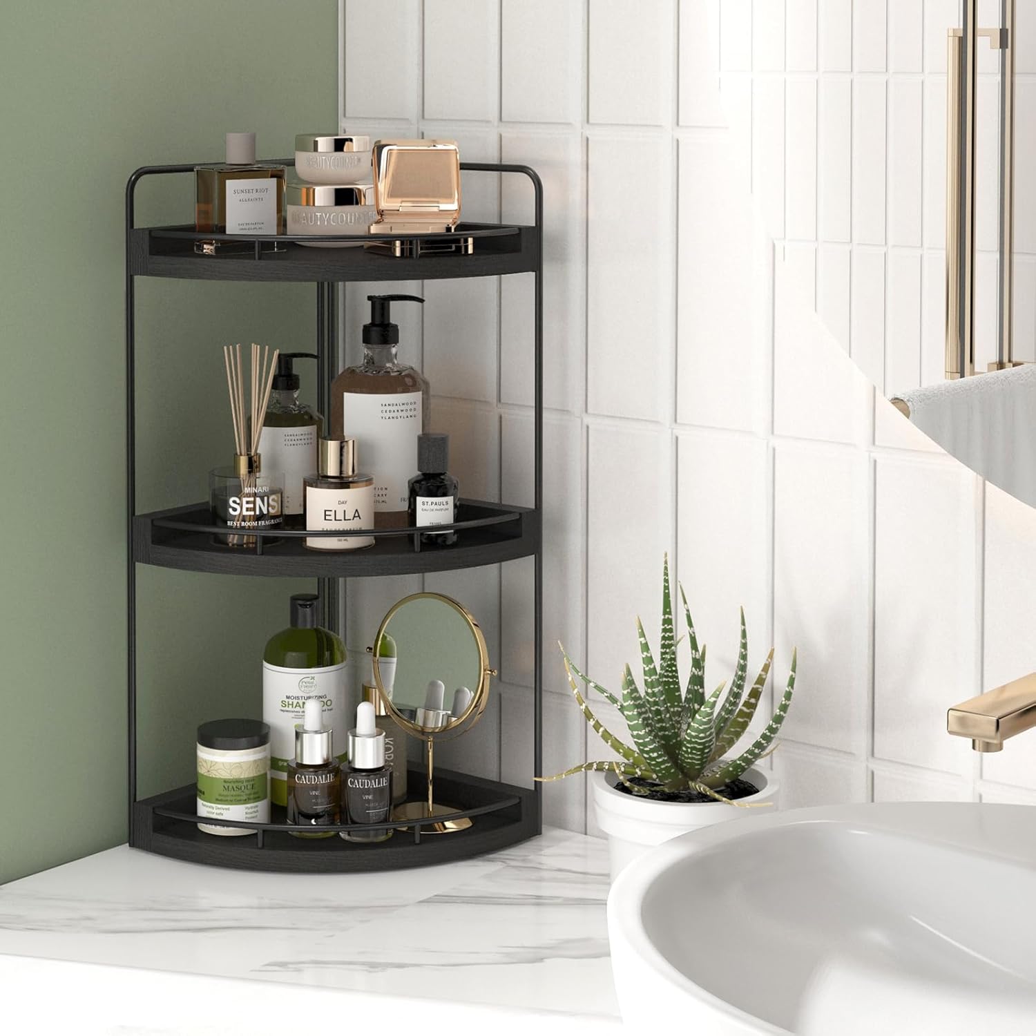 3-Tier Corner Organizer for Bathrooms
