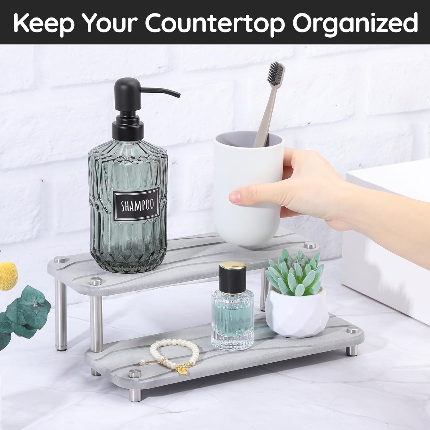 Durable Quick-Dry Vanity Tray