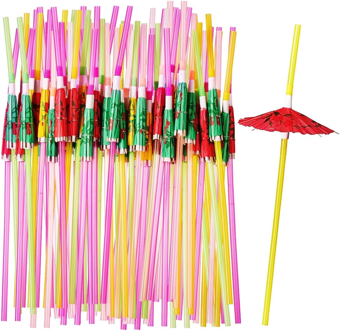 Fancy Umbrella Straws for Parties