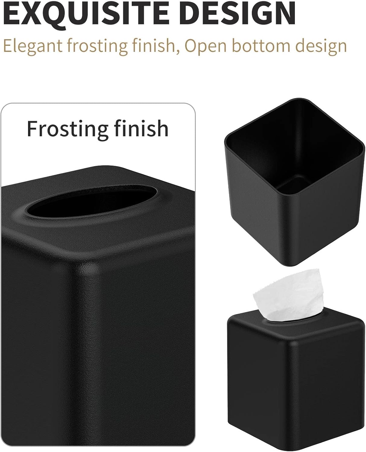 Livelab Metal Tissue Box Cover