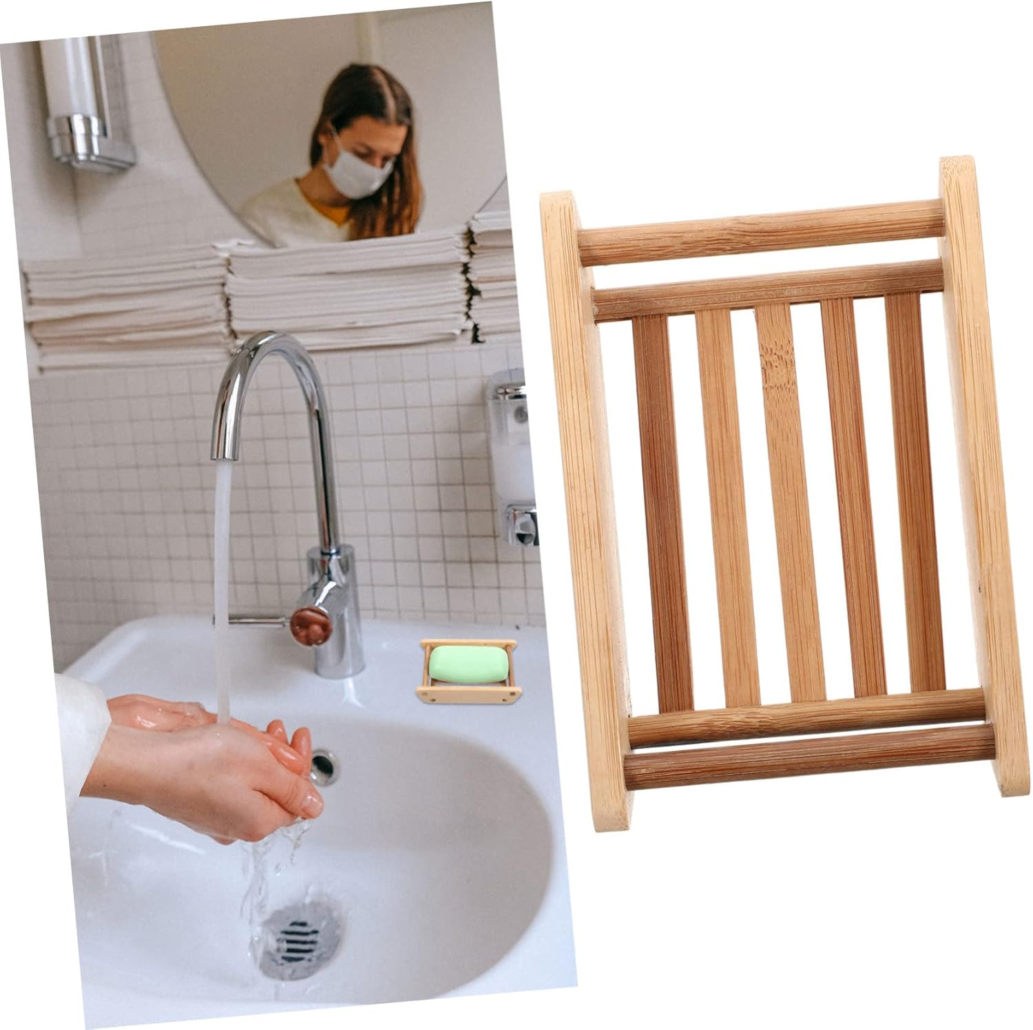 Bamboo Soap Dram Disk