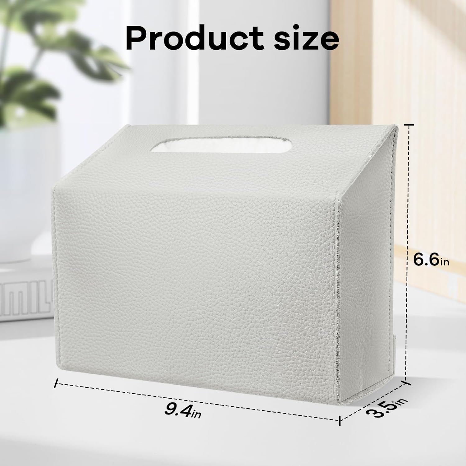 Personalized Anti-Liquidvtkleens with PU Leather Cover for Kleenex Hand Towels