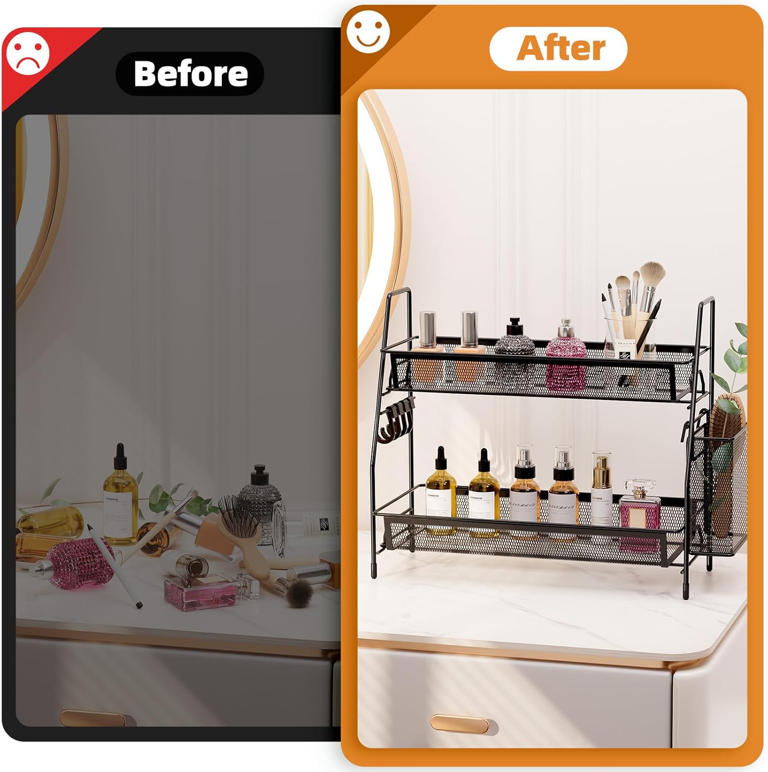 VITVITI 2-Tier Bathroom Organizer