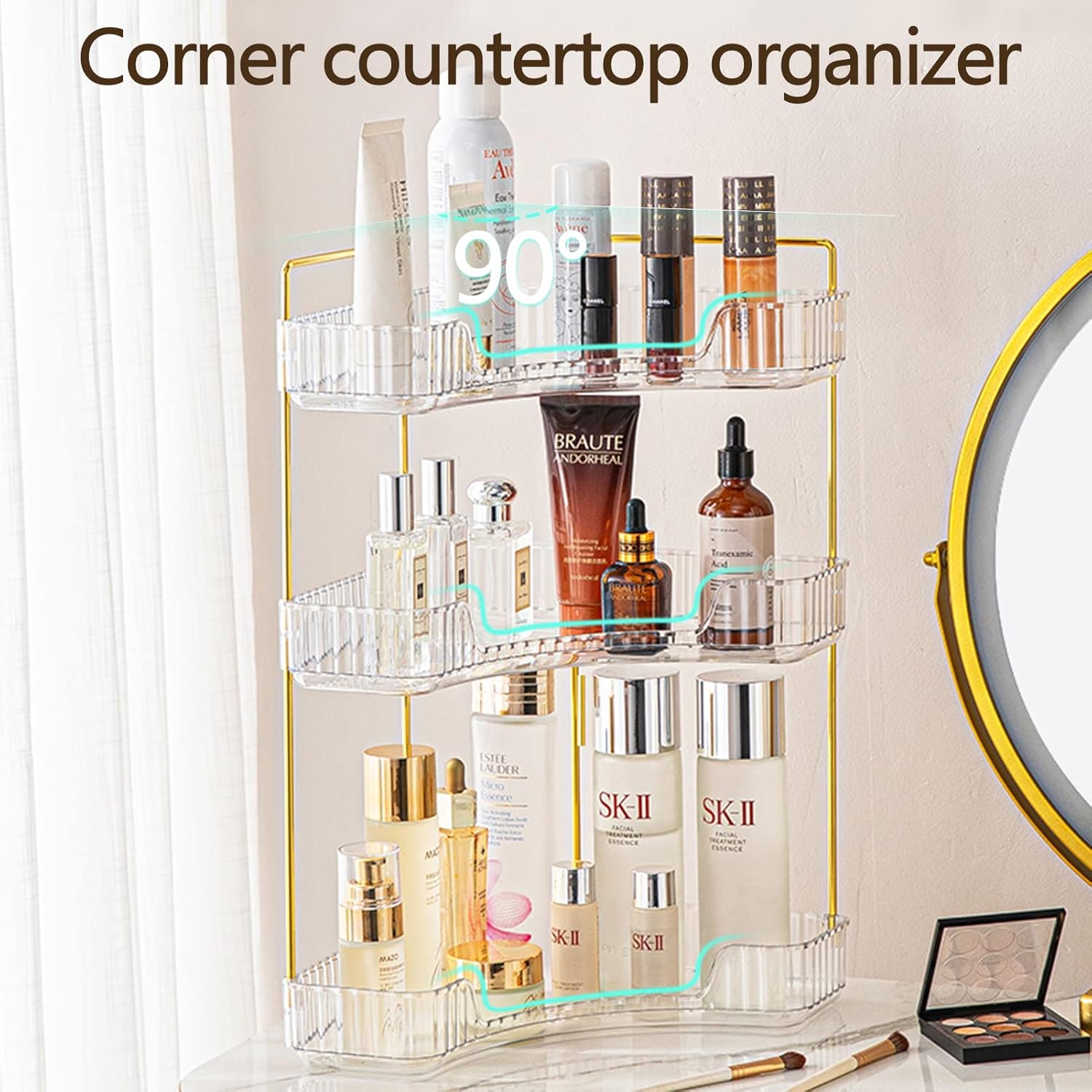 Luxury 3-Tier Bathroom Organizer