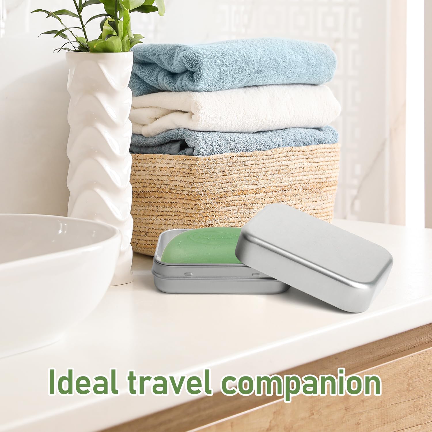 Affordable Aluminum Travel Soap Container with Lid for moist_response