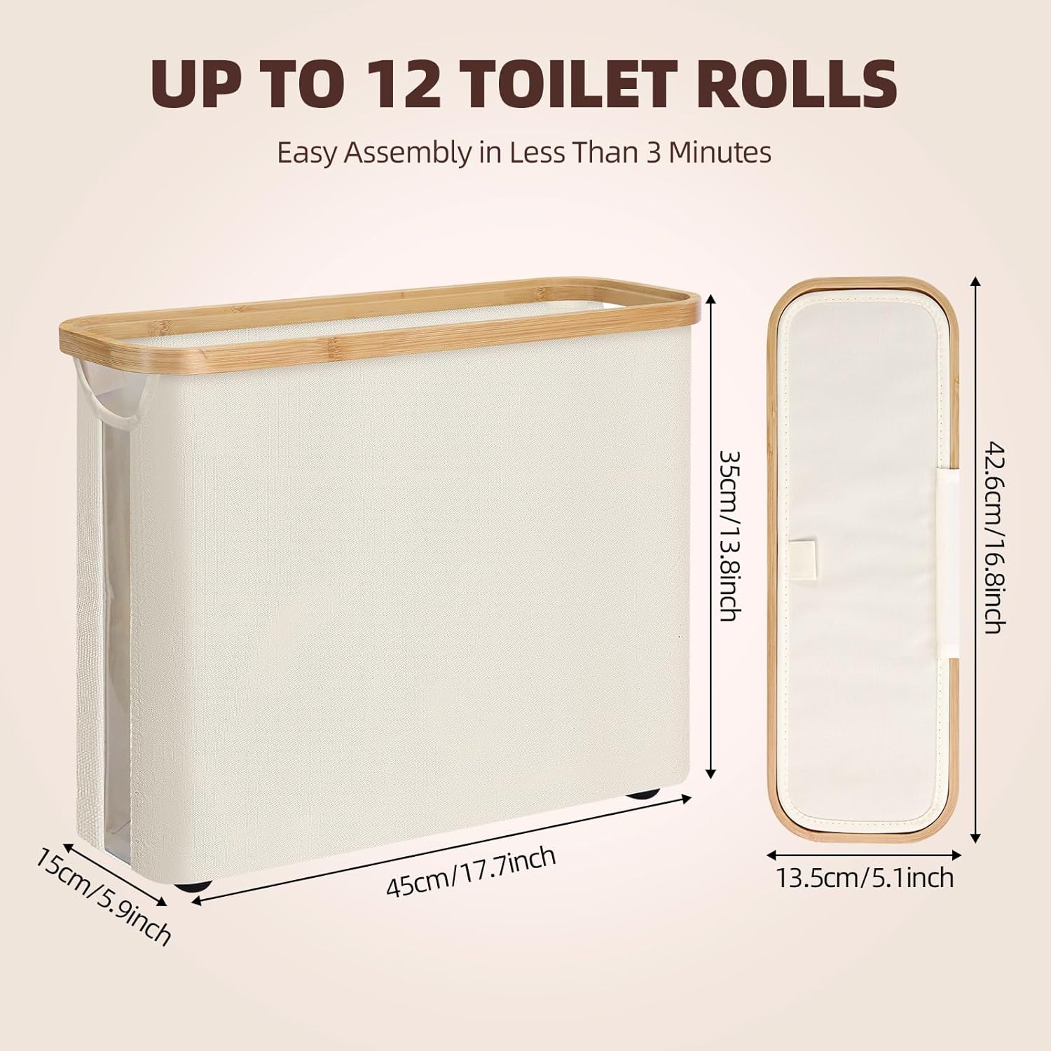 Perfect Match for Small Spaces and RV Storage Baskets
