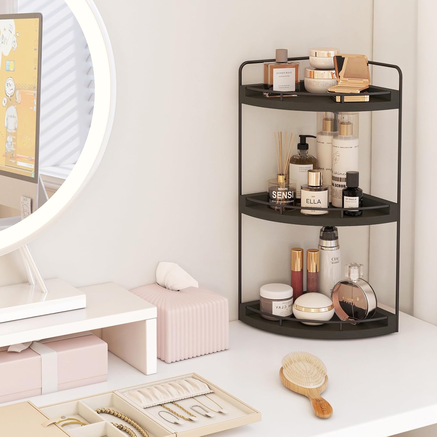 3-Tier Corner Organizer for Bathrooms