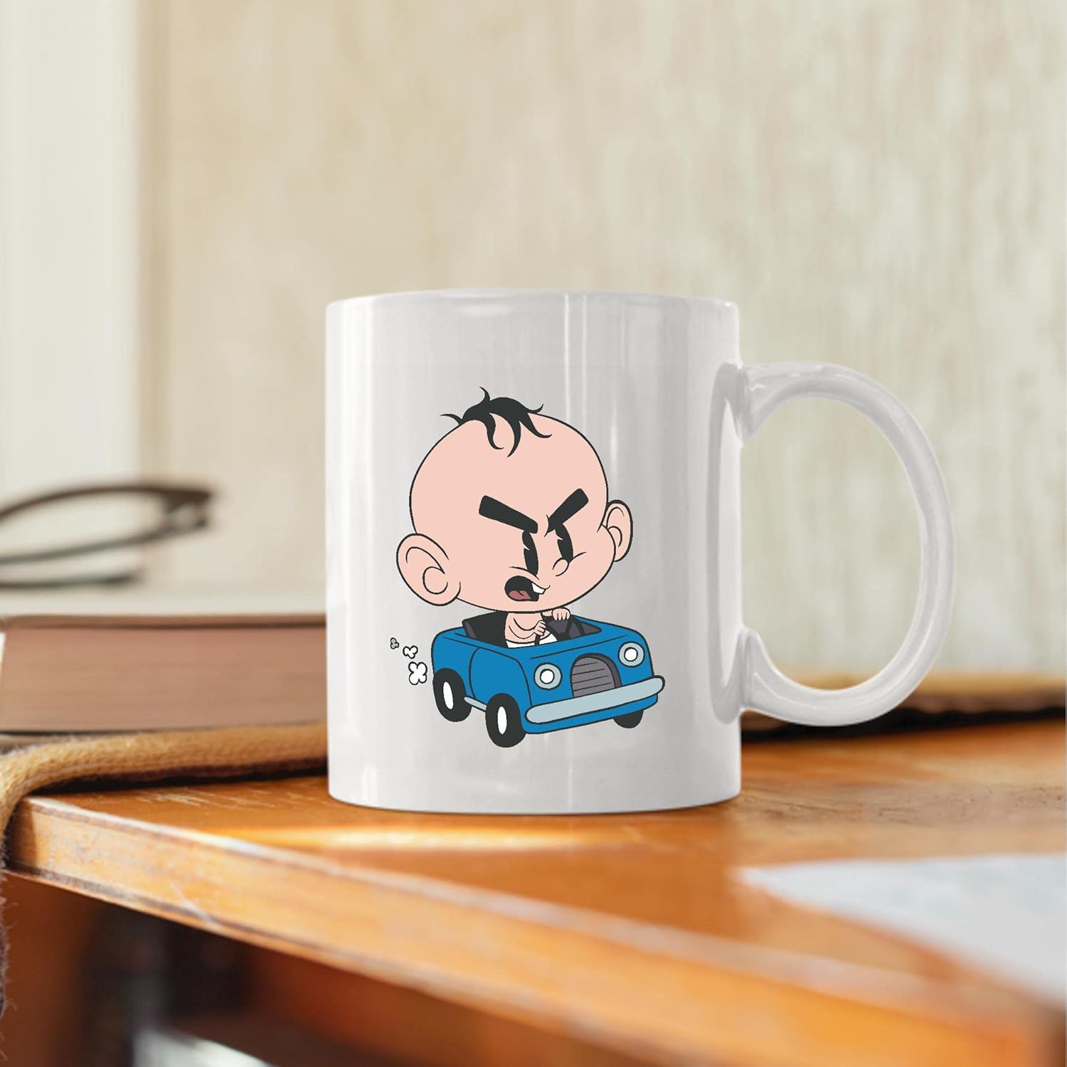 Proudteam Angry Baby Car Coffee Mug 11oz 15oz