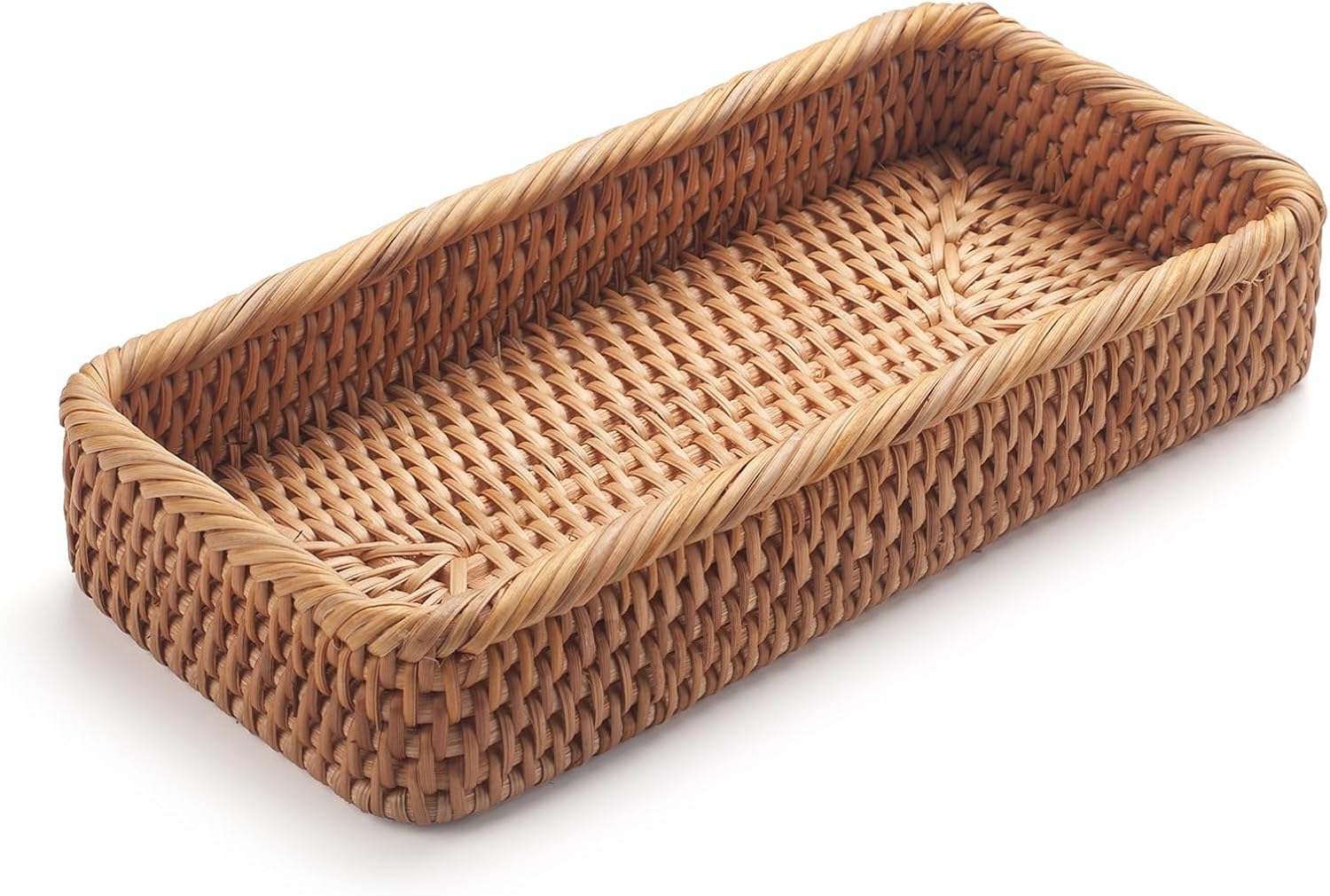 Natural Rattan Bathroom Vanity Trays