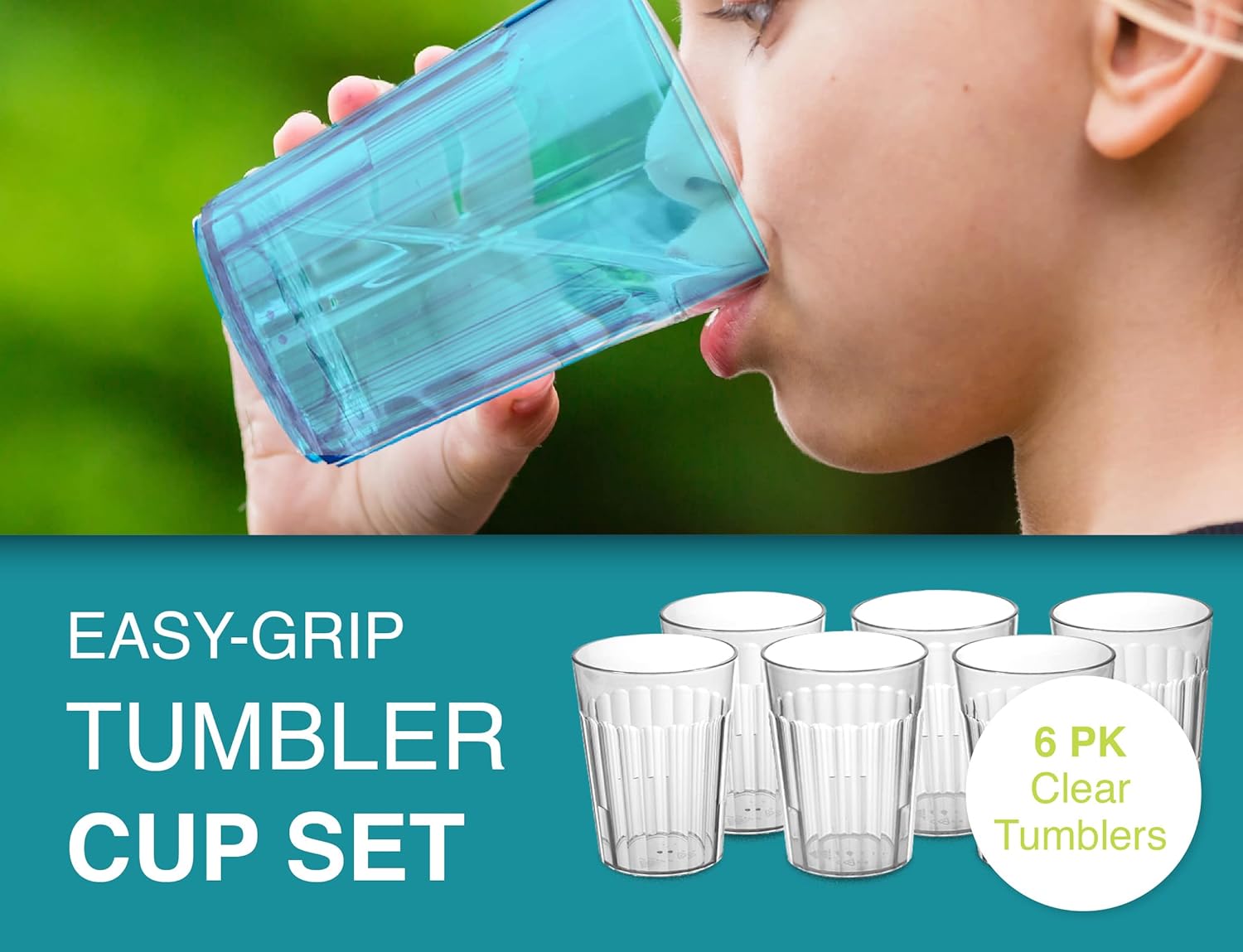 Arrow Home Products 6 oz Clear plastic tumblers