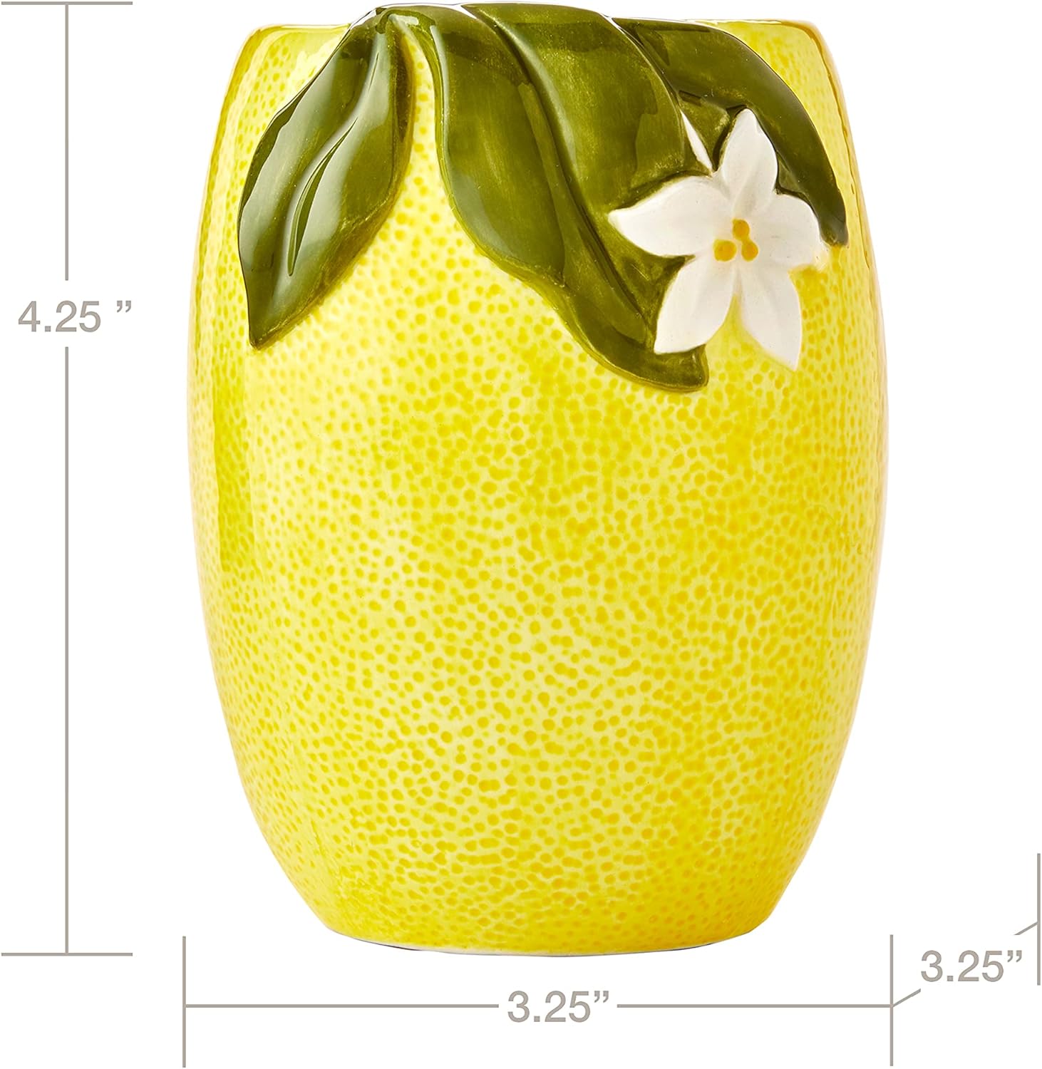 Compact Citrus Grove Tumbler - Spacious Durable and Stylish Glassware for Bathroom Use