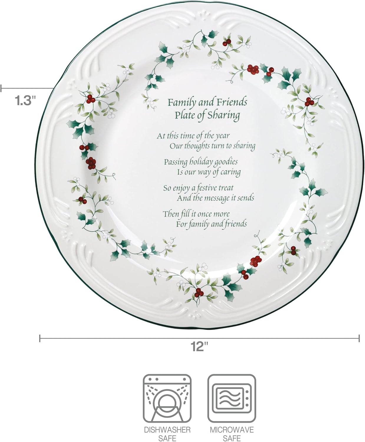 winterberry friends and family plate