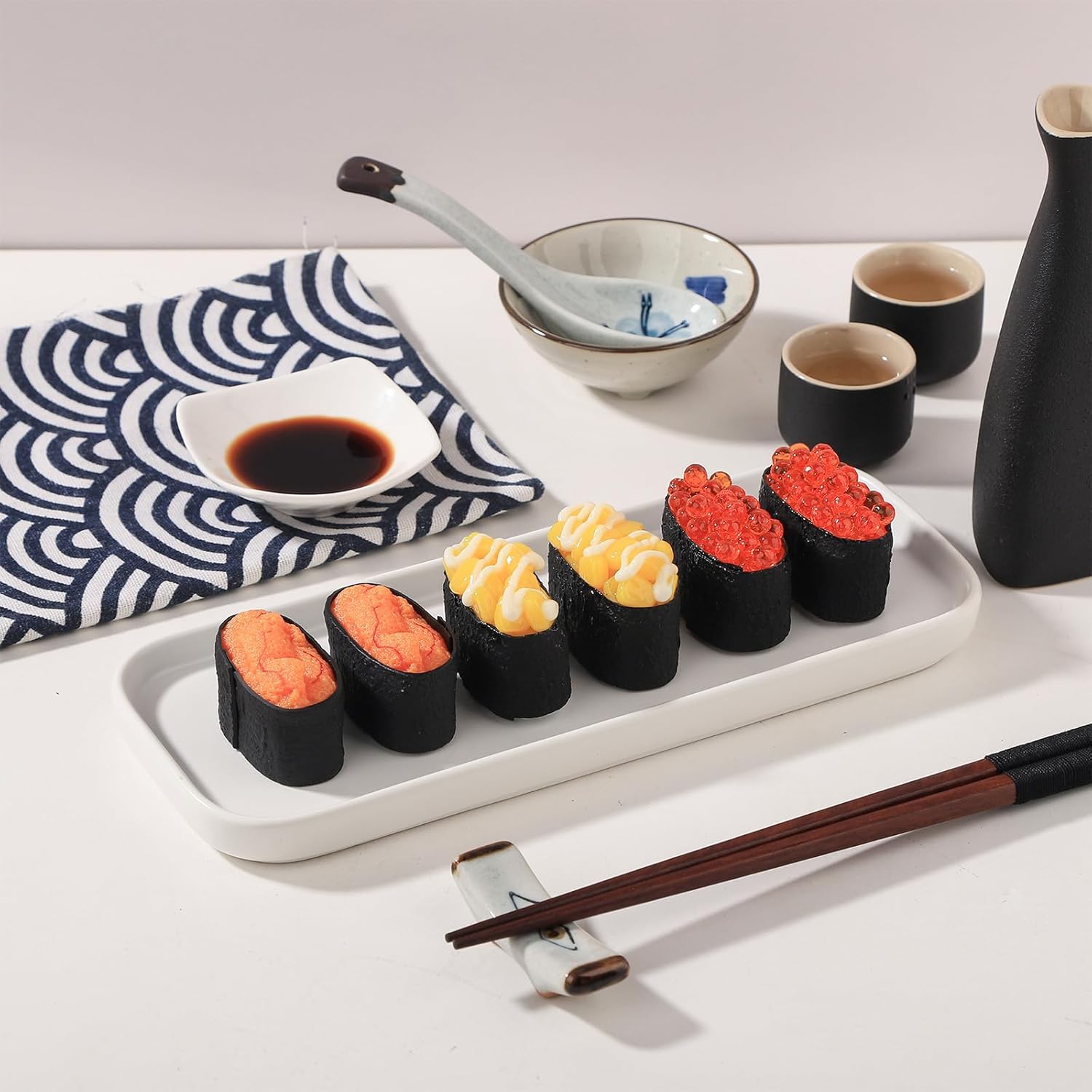 Premium White Ceramic Tray for Kitchen Bathroom Use