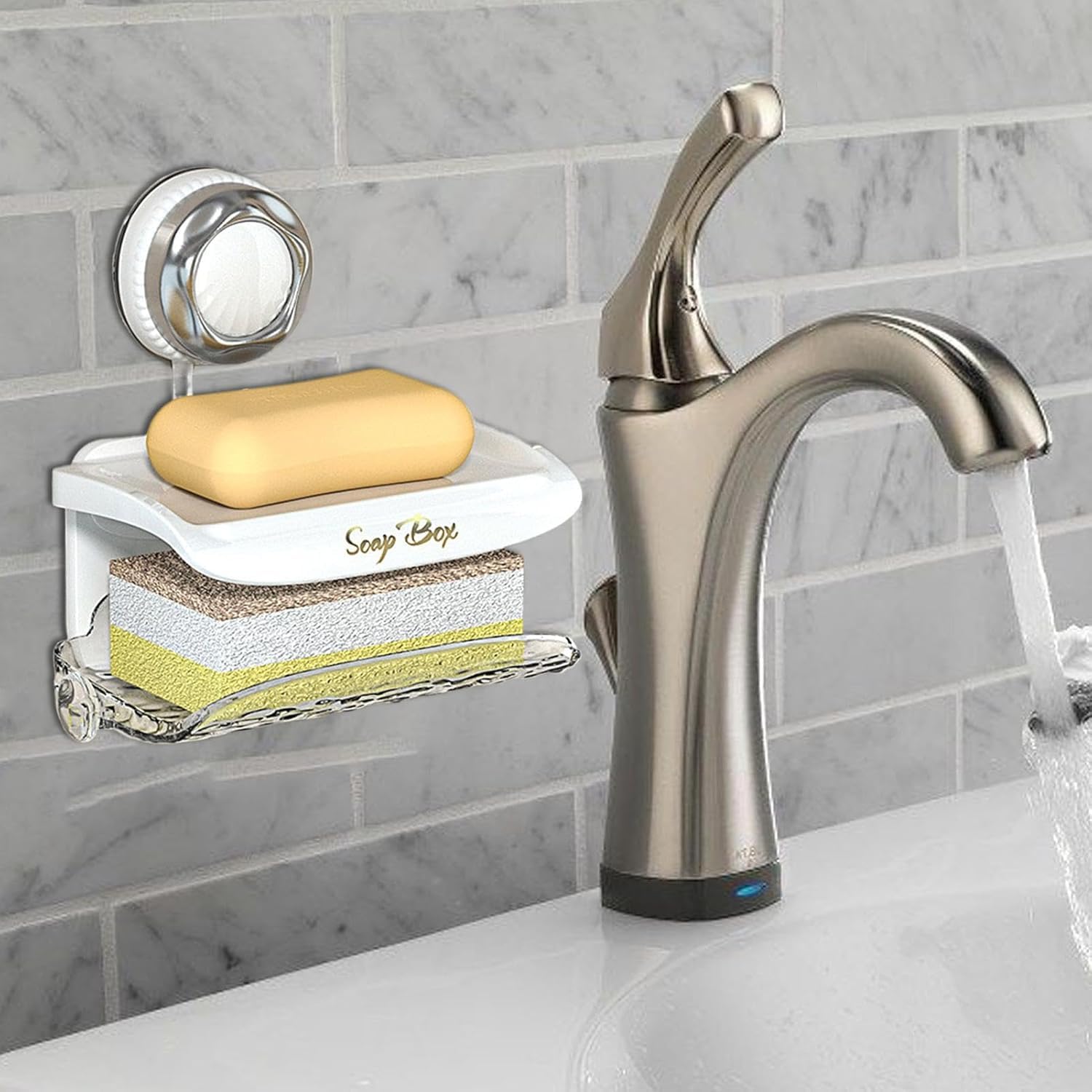JTIYQ Suction Floor Soap Holder Sturdy Efficient