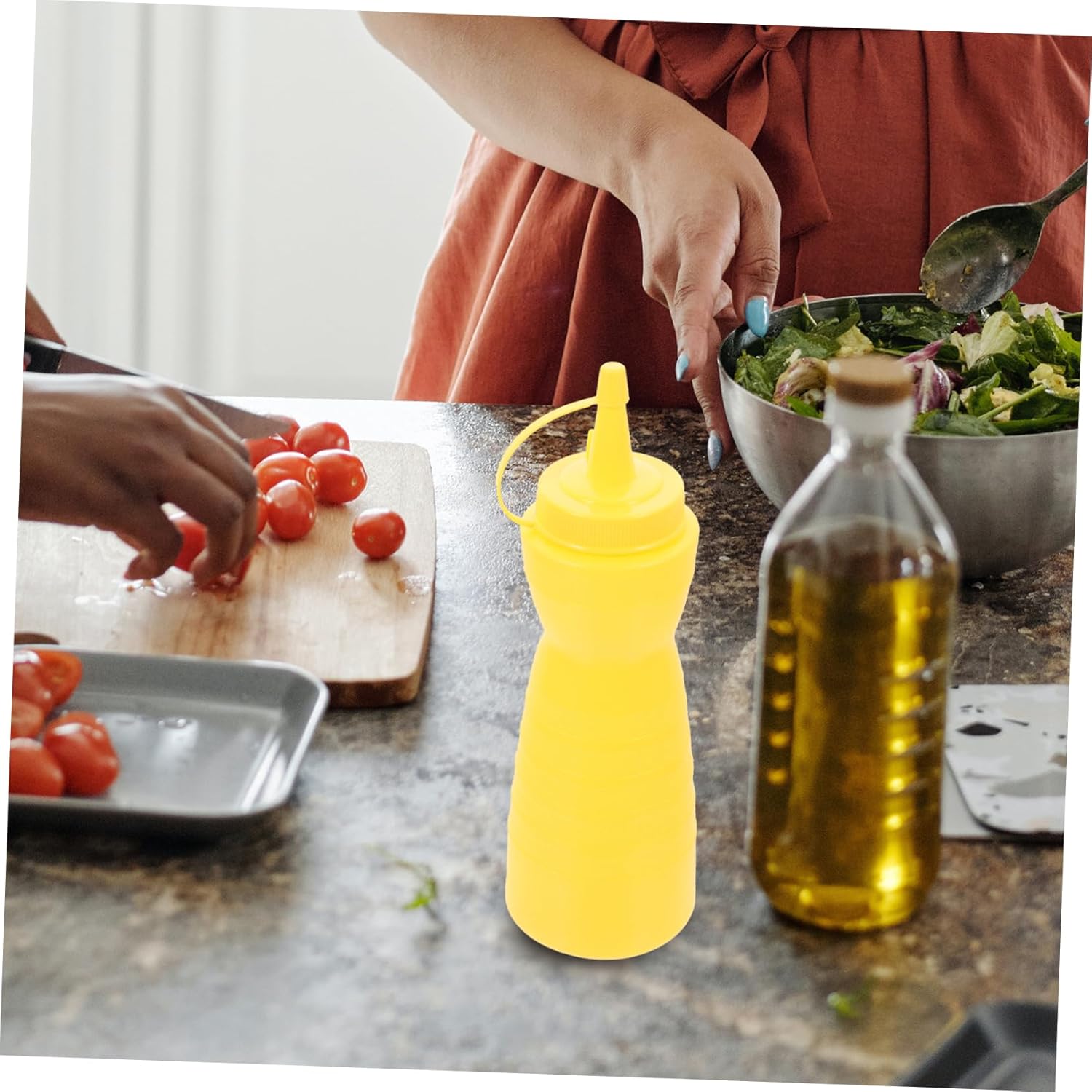 Zerodeko 2 Pack Sauce Seasoning Squeeze Bottles 400ml