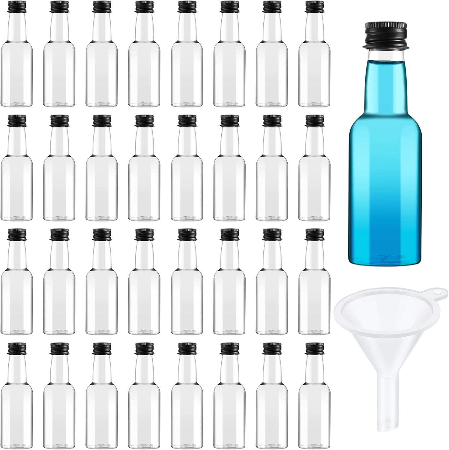 Tessco 100-Piece Mini Liquor Bottles Set