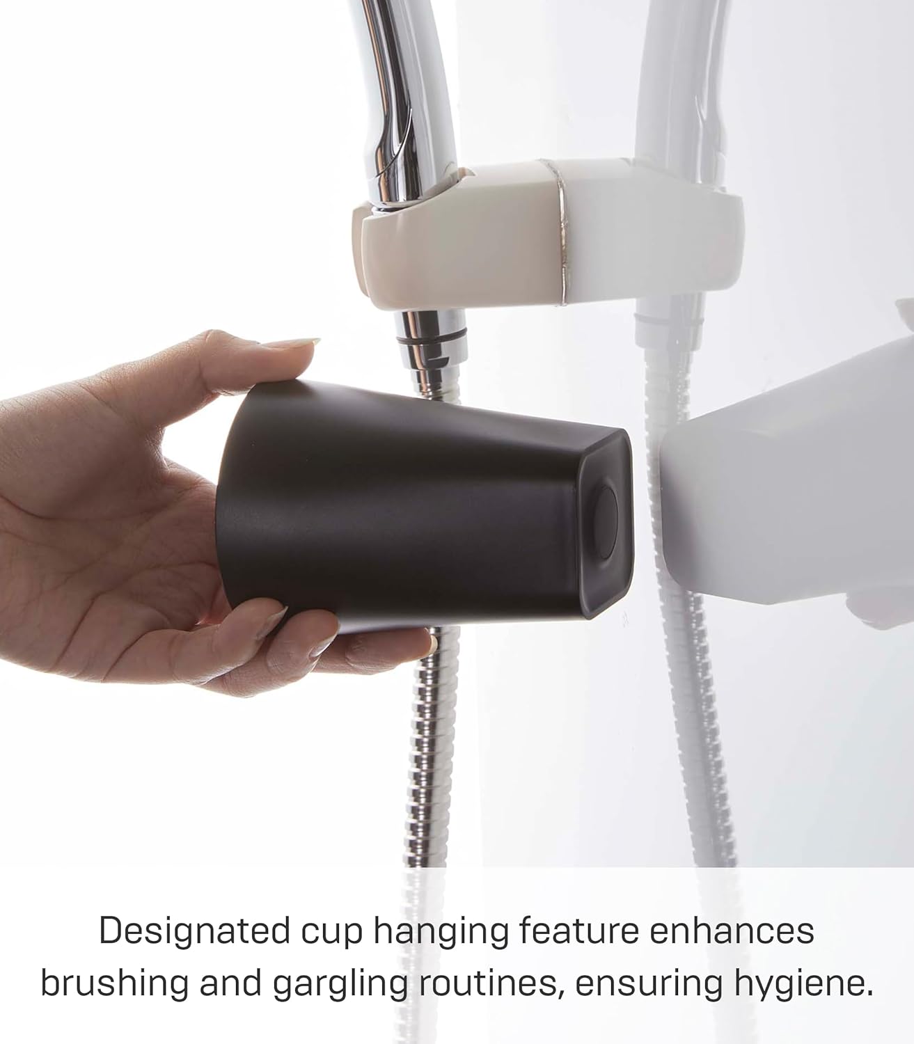 Space-Saving Wall-Mounted Magnetic Tumbler for Bathroom Kitchen Use