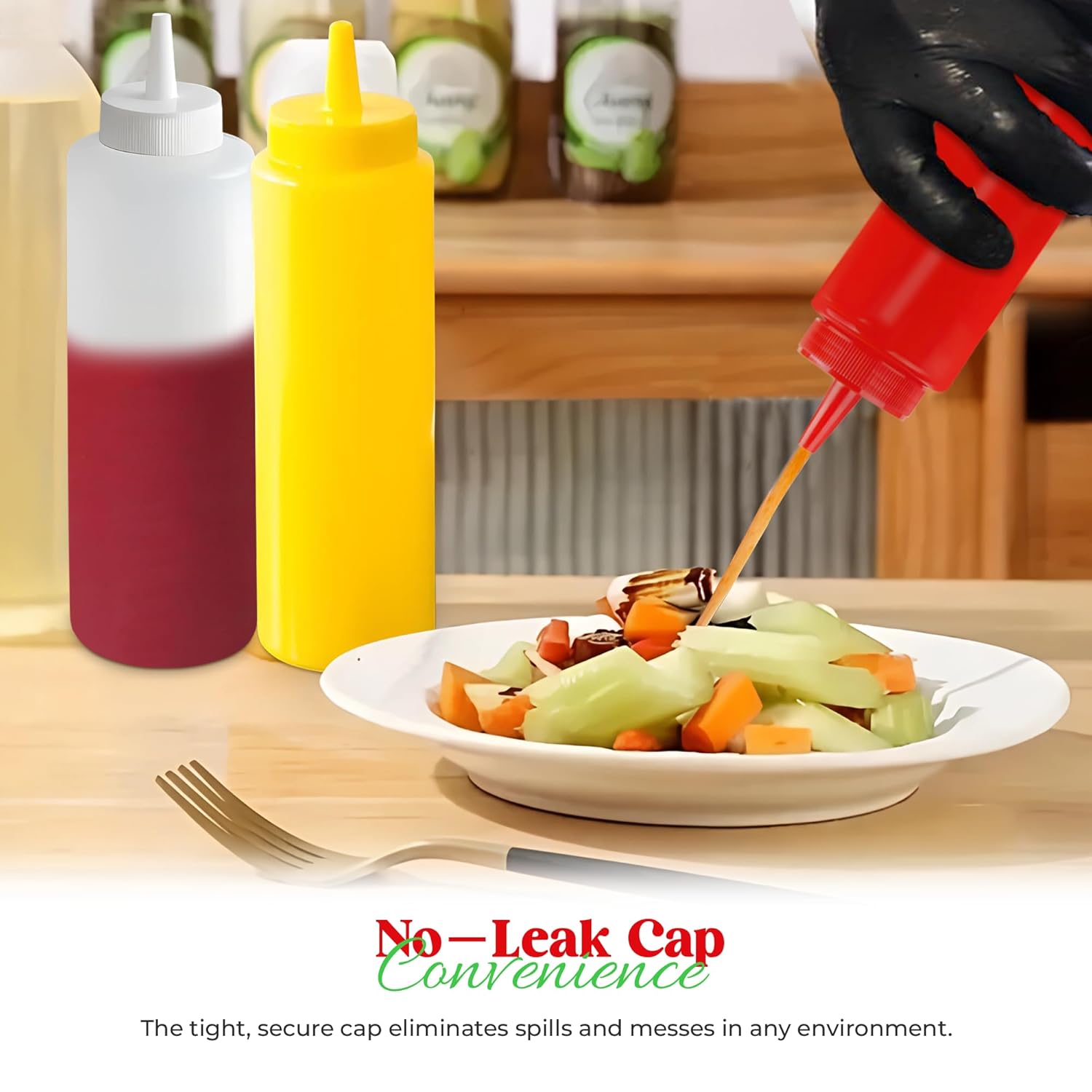 Convenient Durable Squeeze Bottles