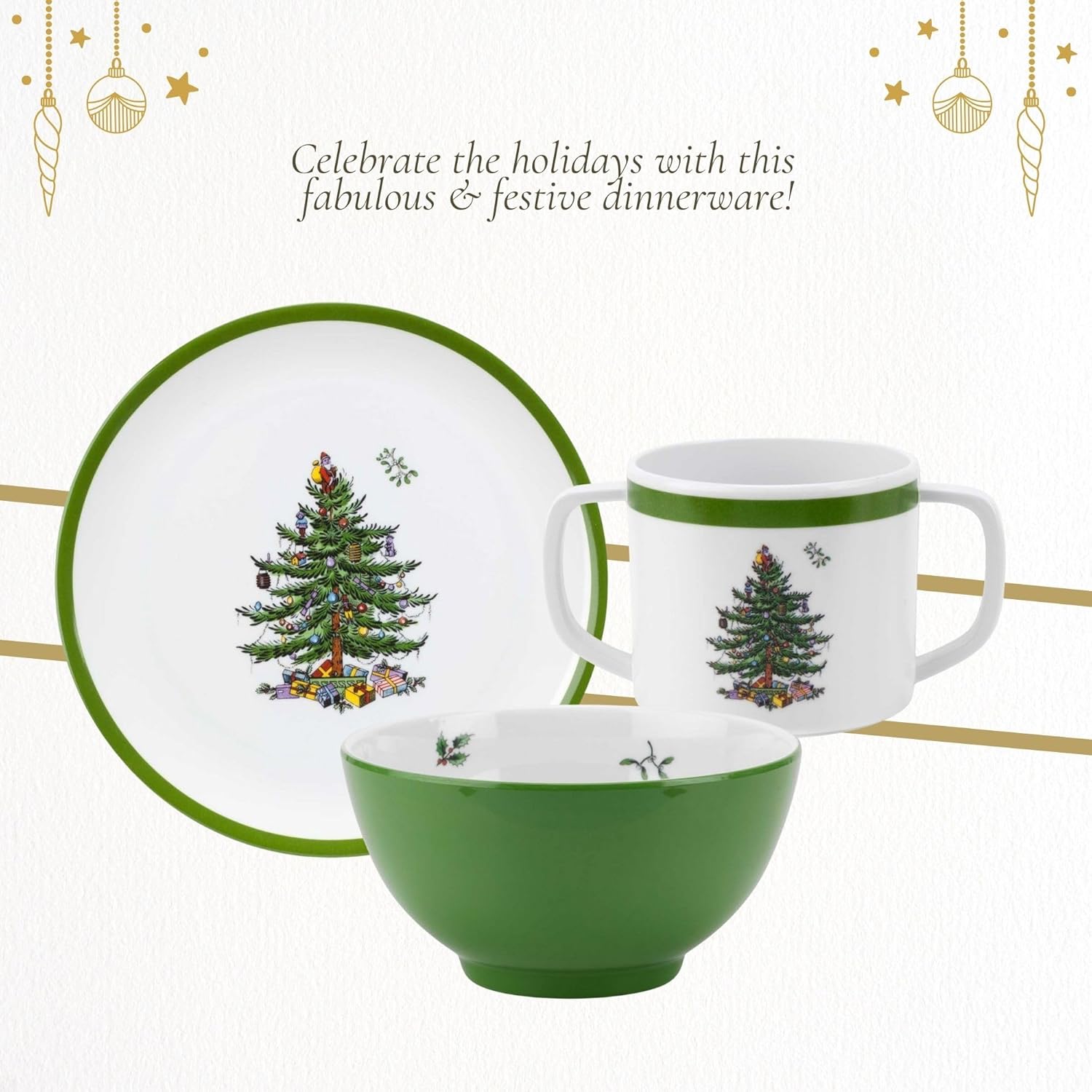 Spode Christmas Tree Dinnerware Set