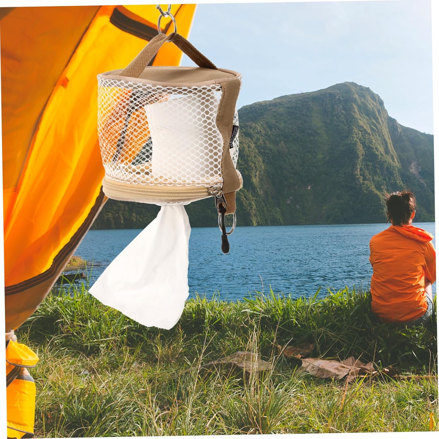 Looking for a fresh start Compact stylish and practical Hanging toilet paper holder for car outdoor and travel use