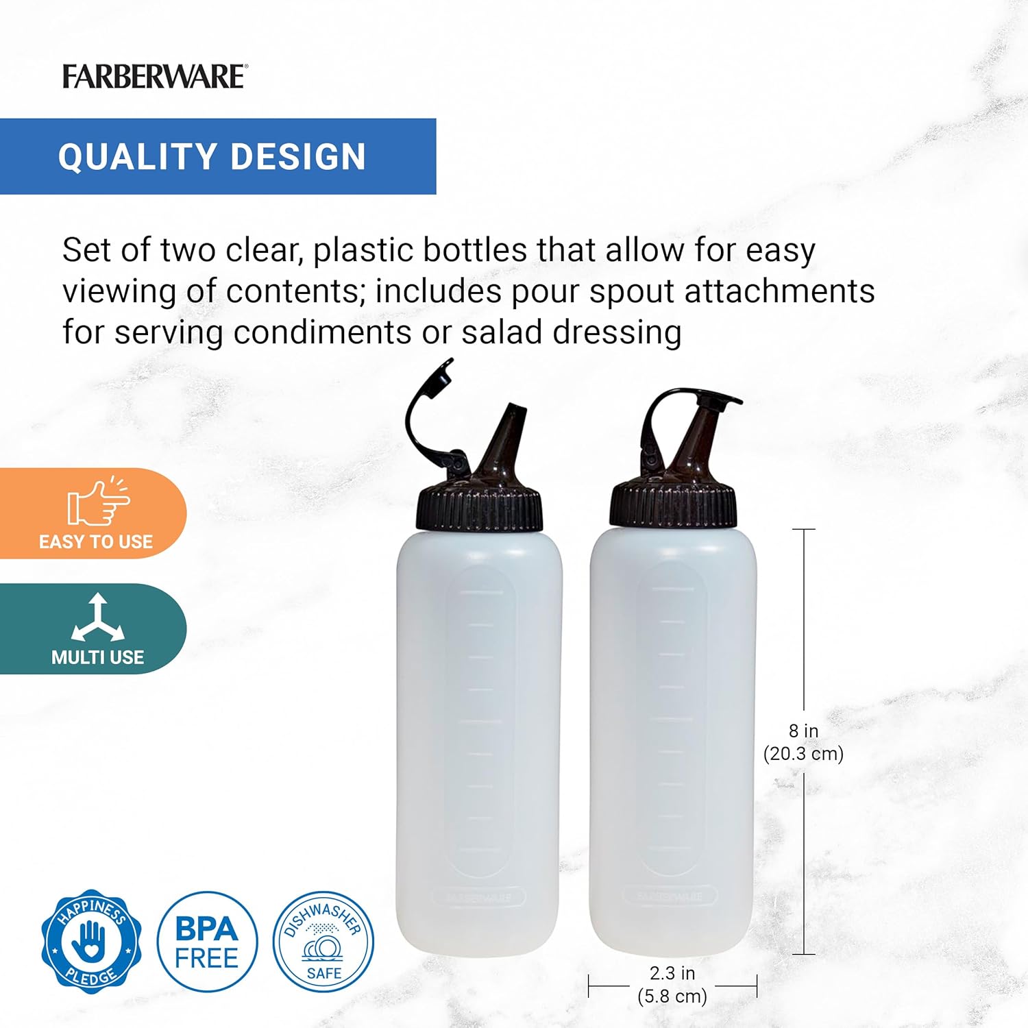 Fast-acting Professional Squeeze Bottle Set Flavorful Mess-Free Cooking Made Easy Indoors Outdoors