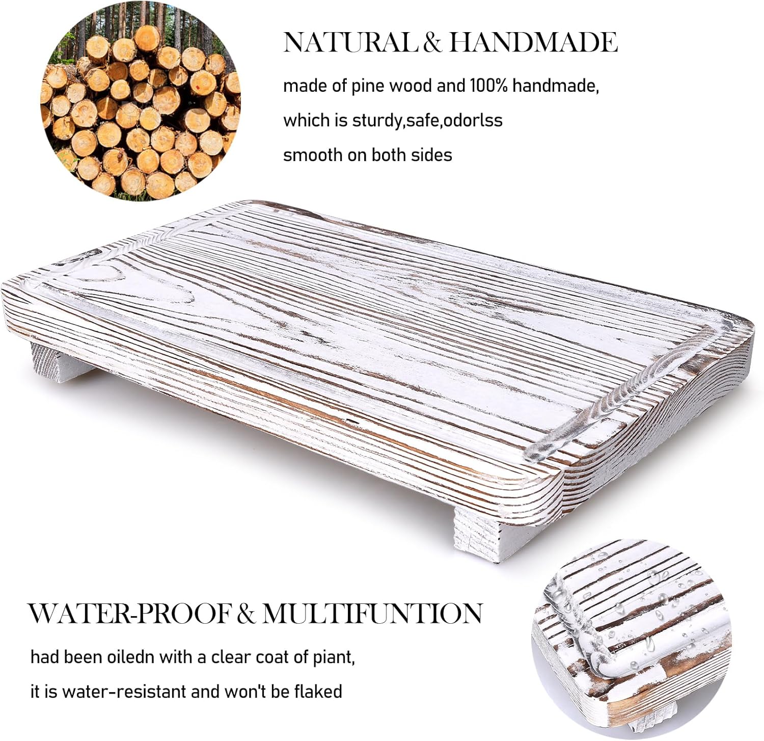 White Bathroom Trays Pedestal