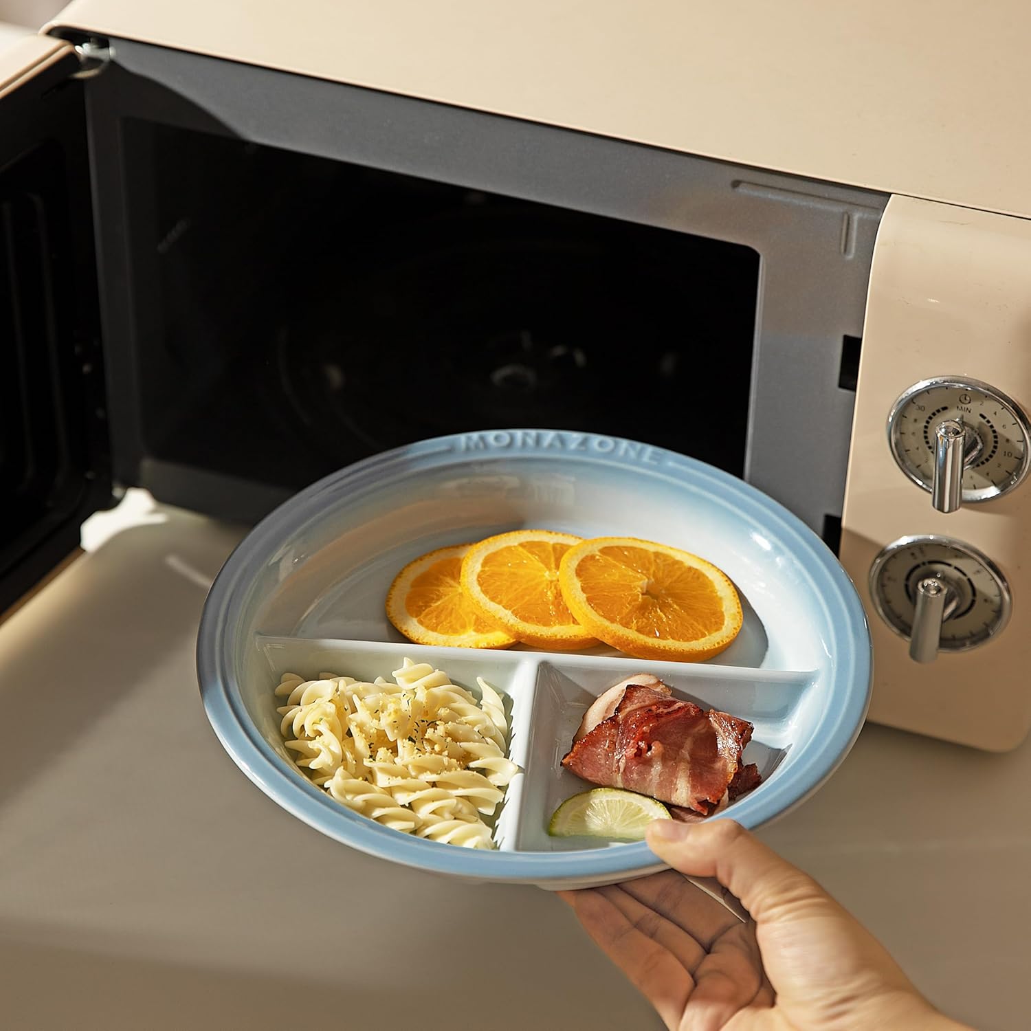 MDZF SWEET HOME - 3-Compartment Weight Loss Plate