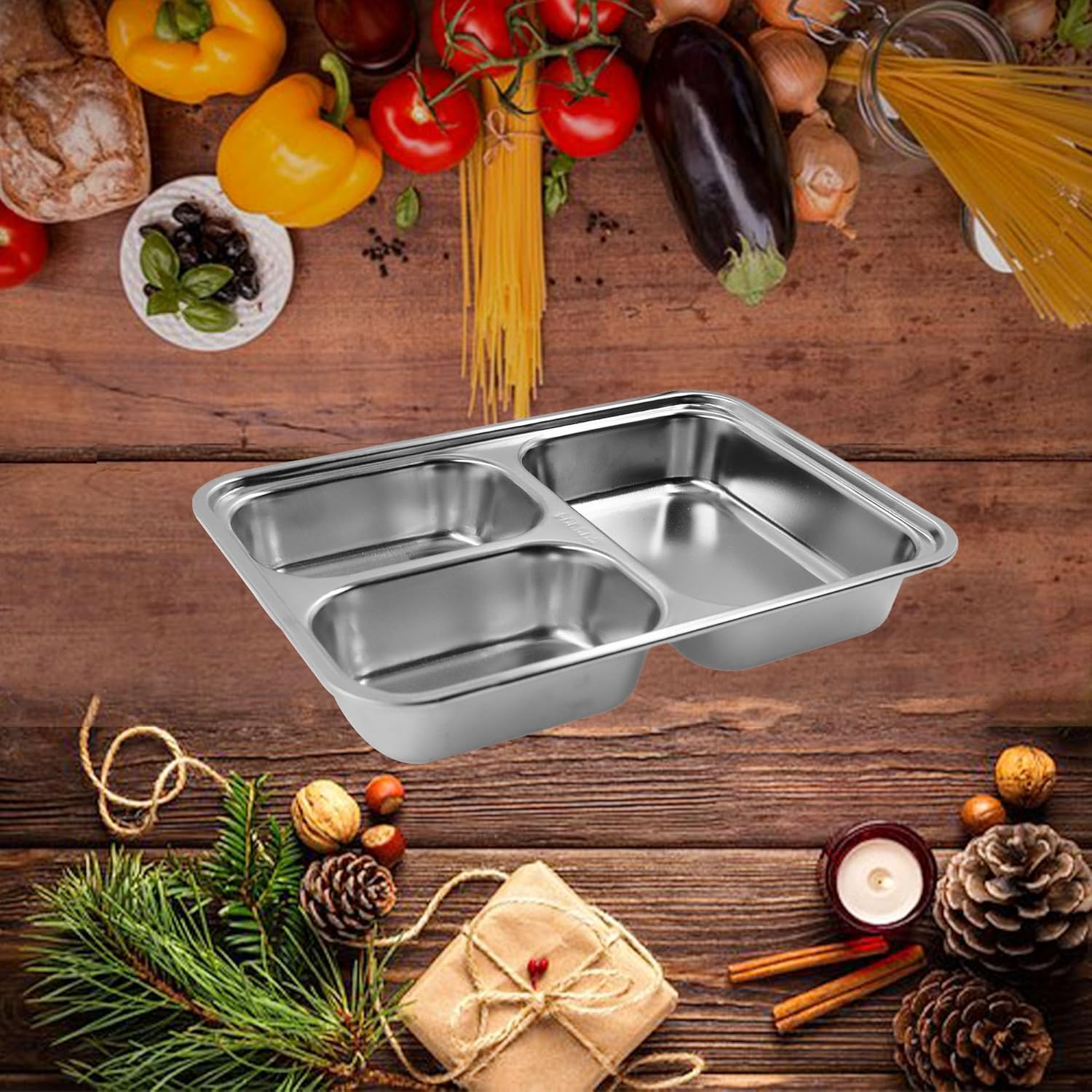 Stainless Steel Divided Plates Create Your Perfect