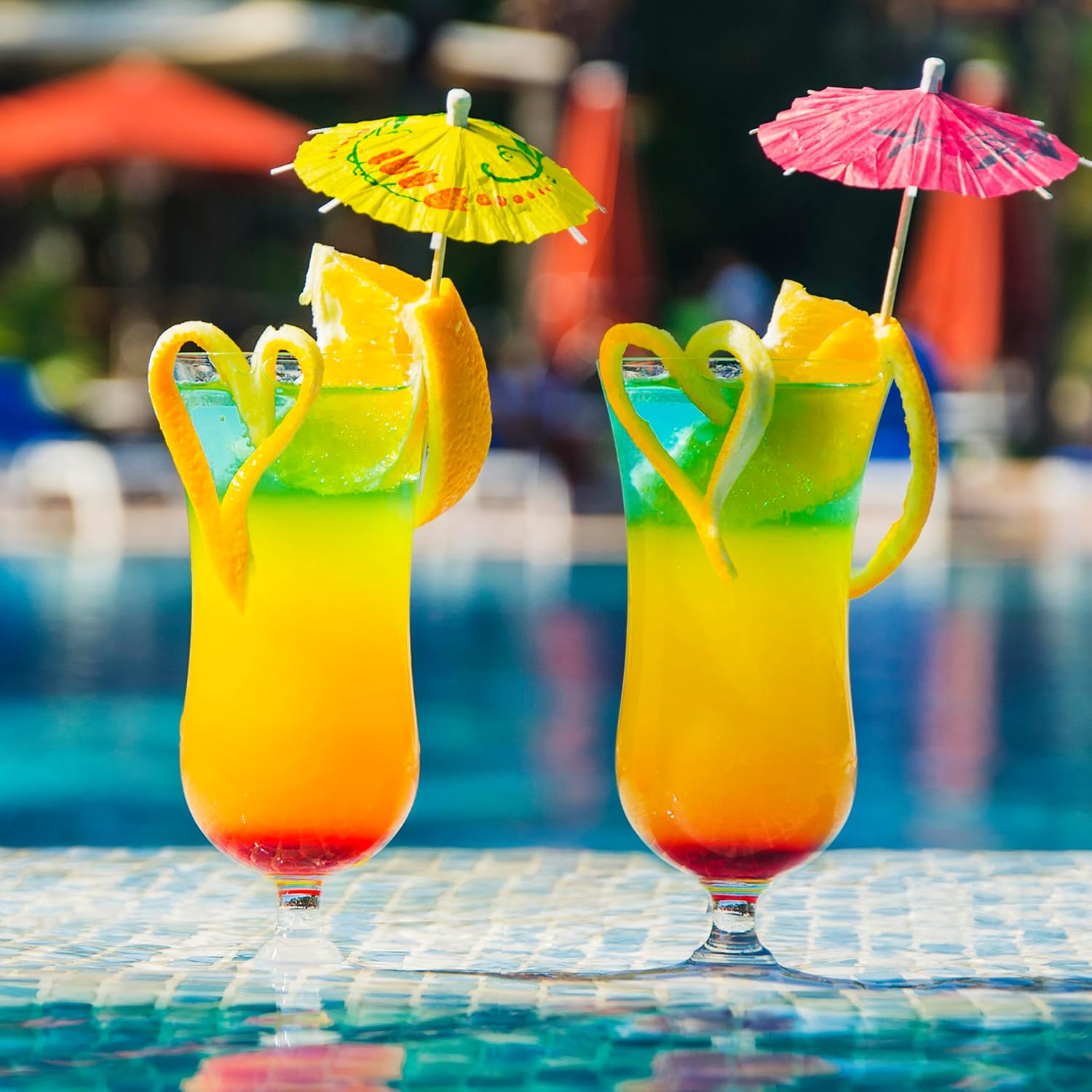 Stylish 20-Piece Cocktail Umbrellas