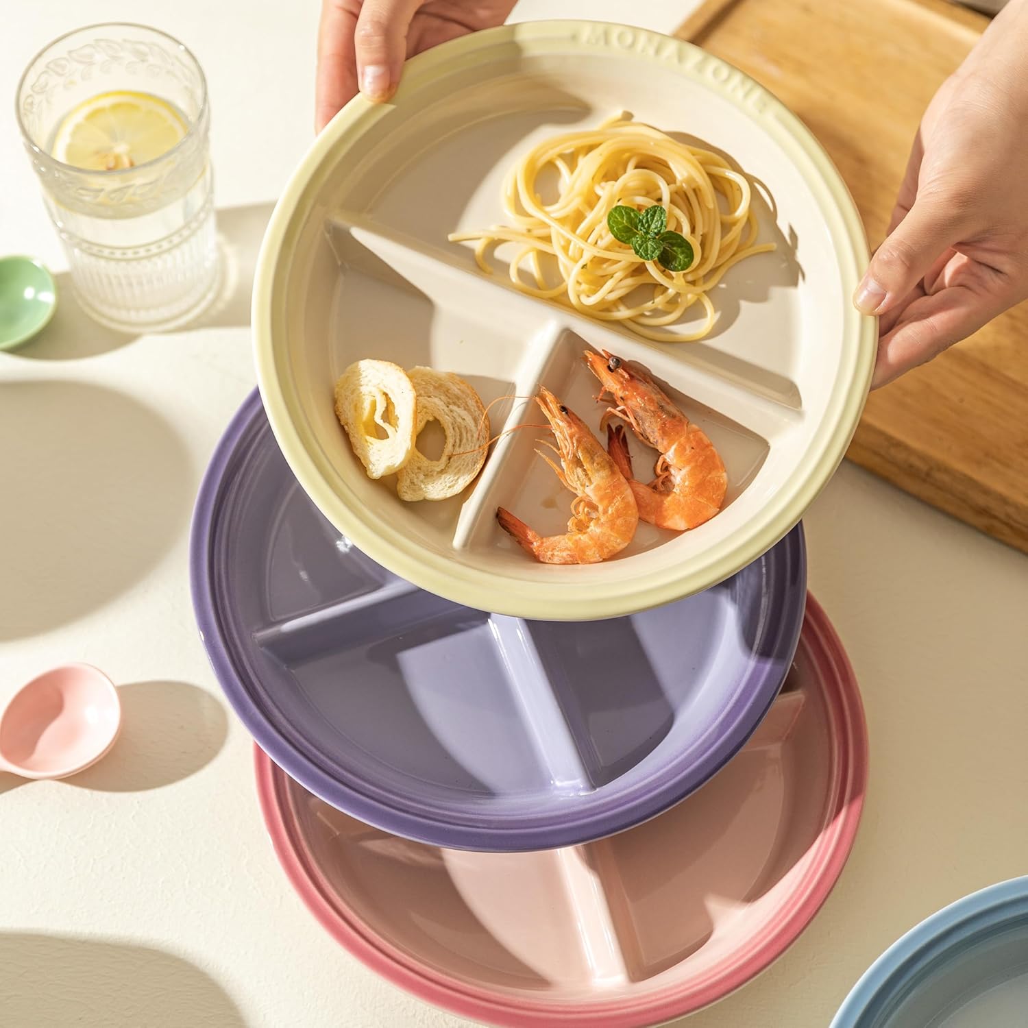 MDZF SWEET HOME - 3-Compartment Weight Loss Plate