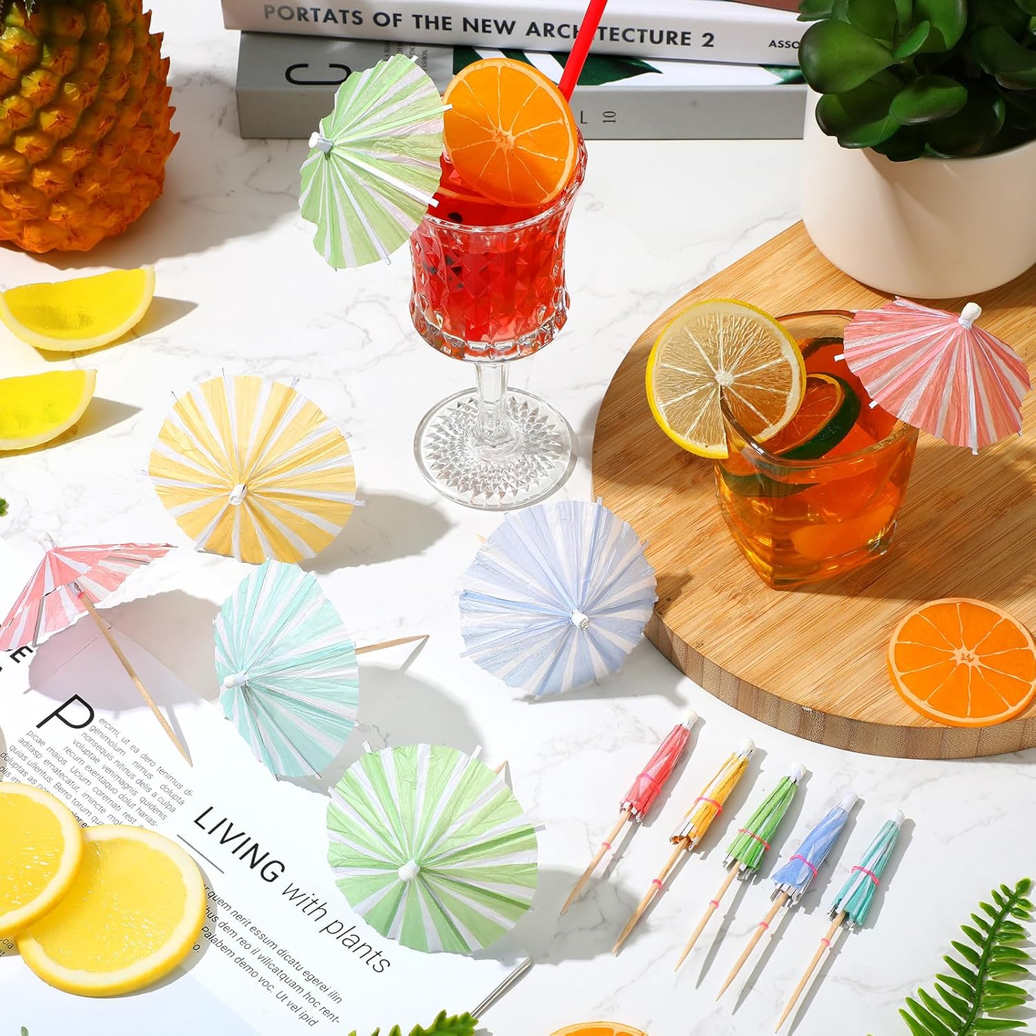 Perfect tropical drink accessories for summer parties