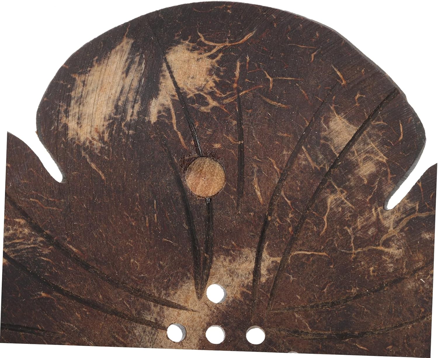 Coconut Shell Petal-Style Soap Dish for Bathroom Kitchen