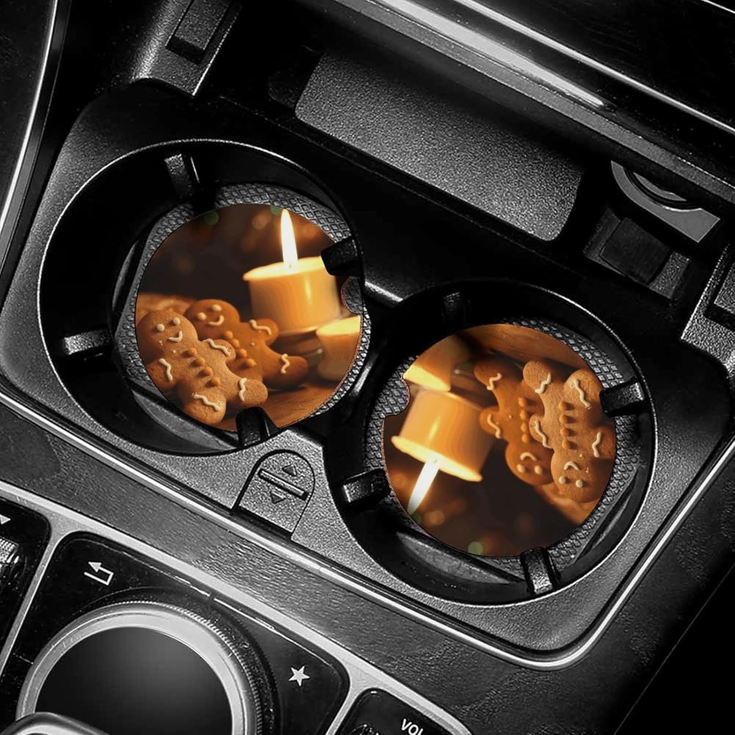 2-Piece Car Coasters for Cup Holders