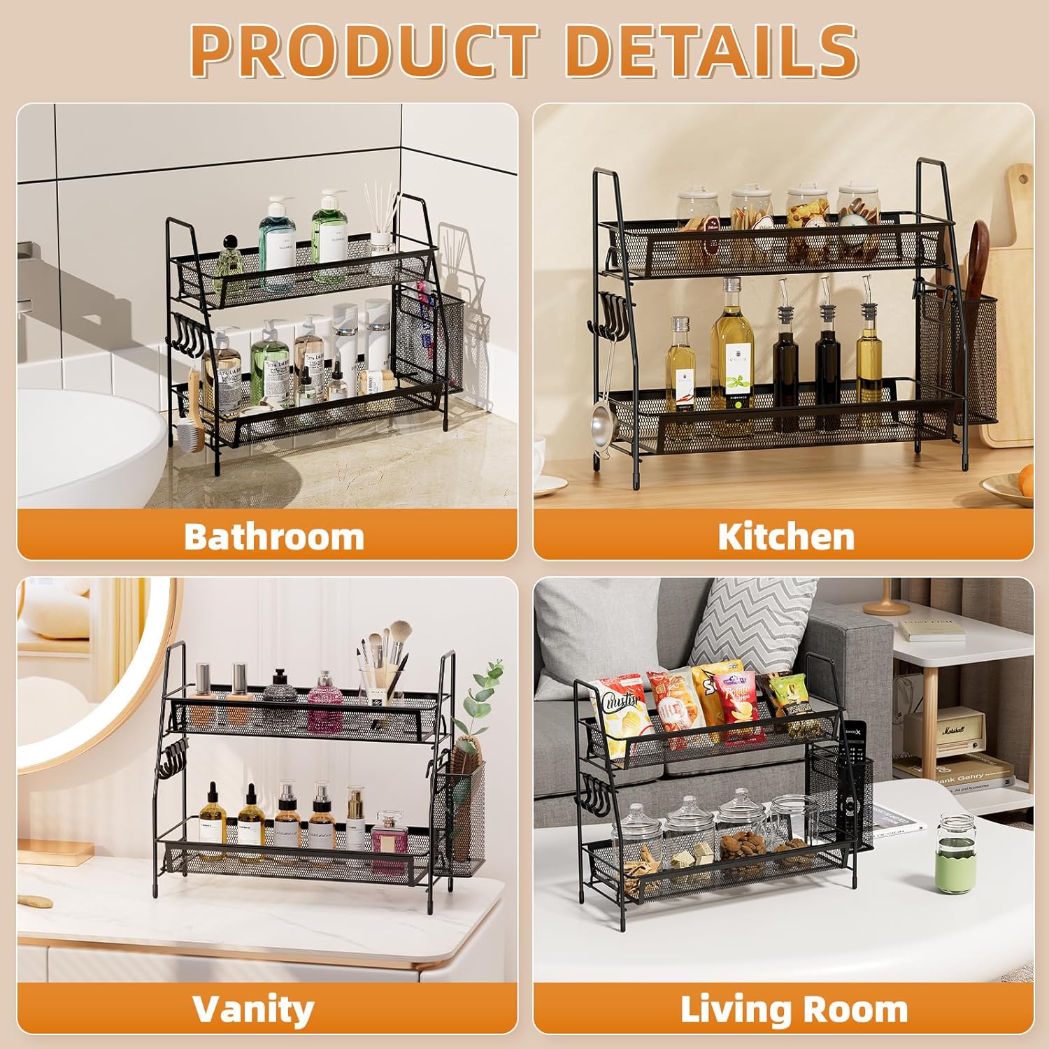 VITVITI 2-Tier Bathroom Organizer