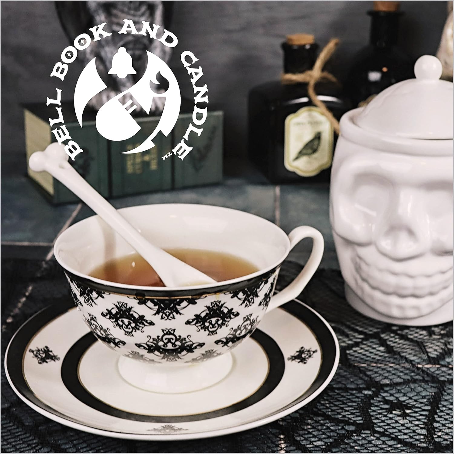 Bell Book And Candle Deluxe Gothic Kitchen Gift Set SPOOKY Halloween Gift