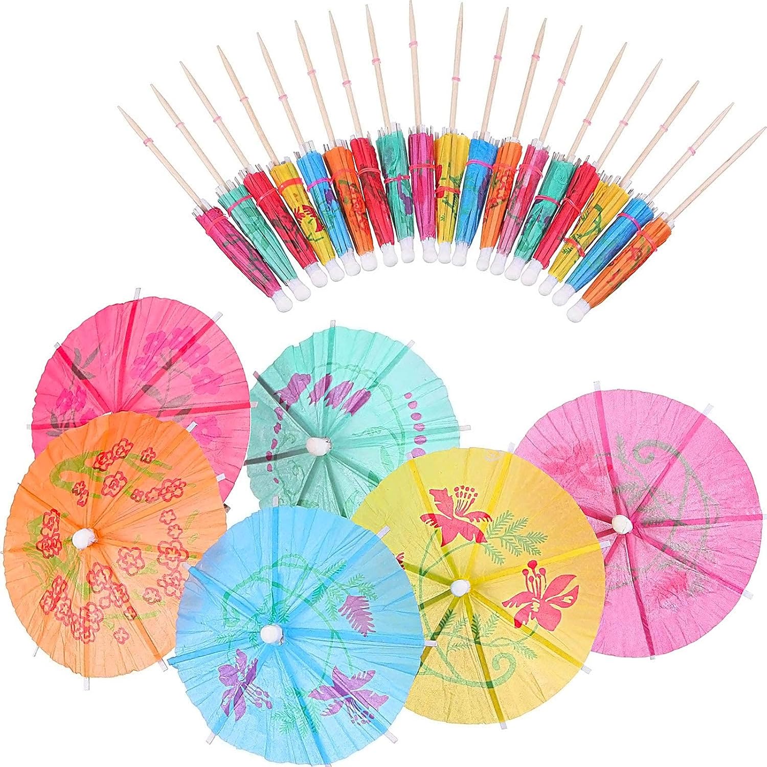 Patelai tropical Drink Umbrellas