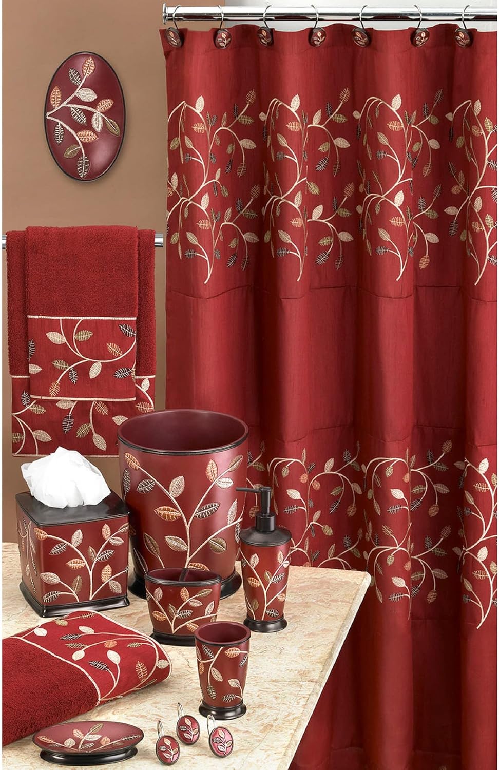Popular Bath Aubury Tumbler Burgundy