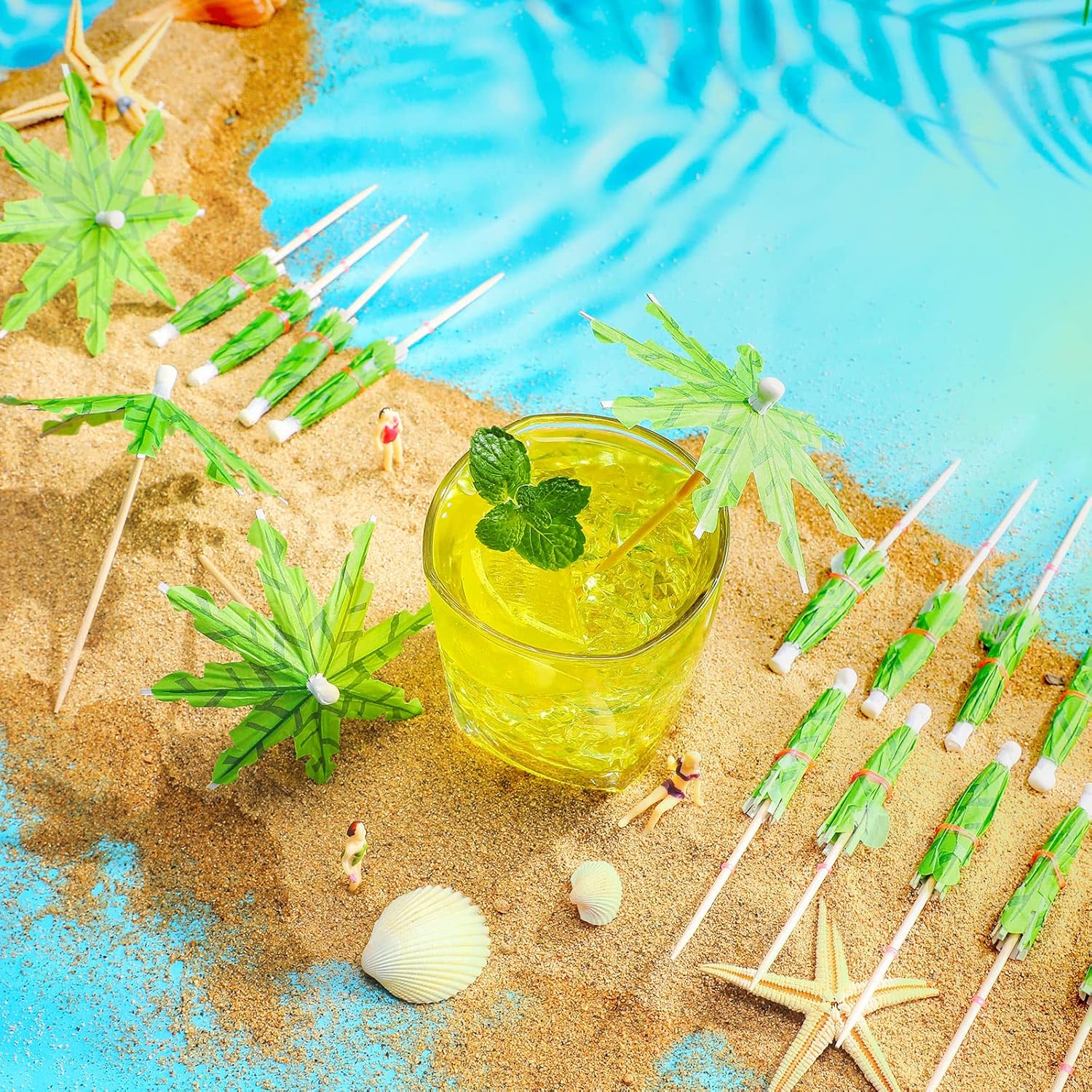 Tropical Sun Protection Eco-Friendly Cocktail Umbrellas