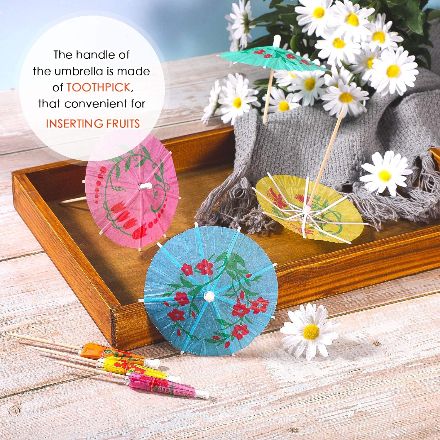 Patelai tropical Drink Umbrellas
