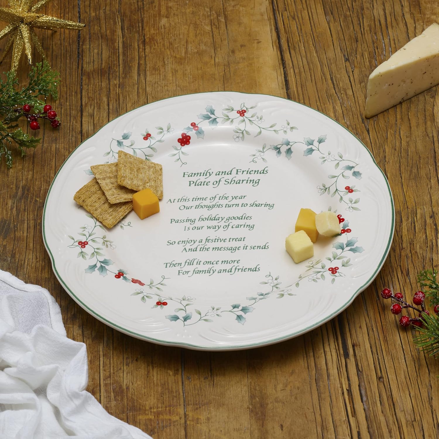 winterberry friends and family plate