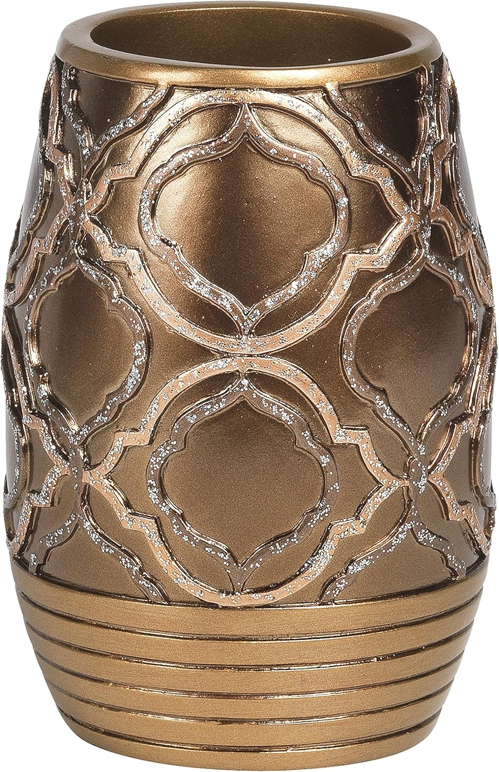 Popular Bath Tumbler Spindle Collection Gold Resin Design